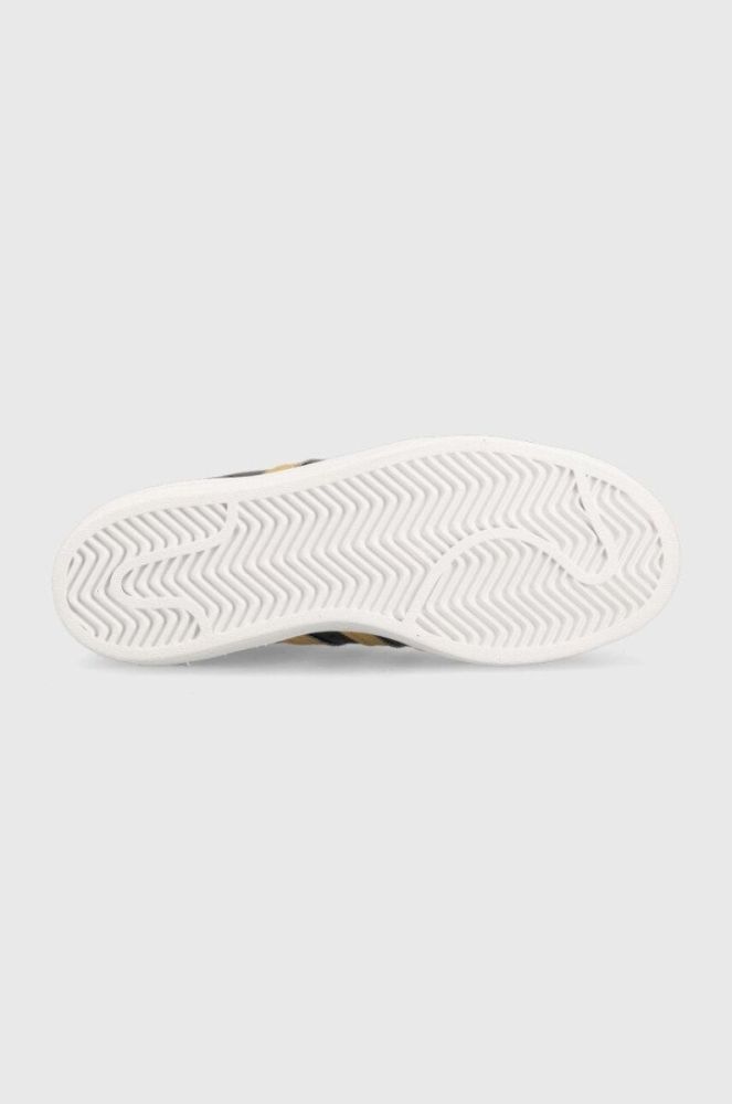 Дитячі шкіряні кросівки adidas Originals Superstar колір чорний фото 5