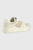 Кросівки Tommy Jeans Mix Basket колір бежевий