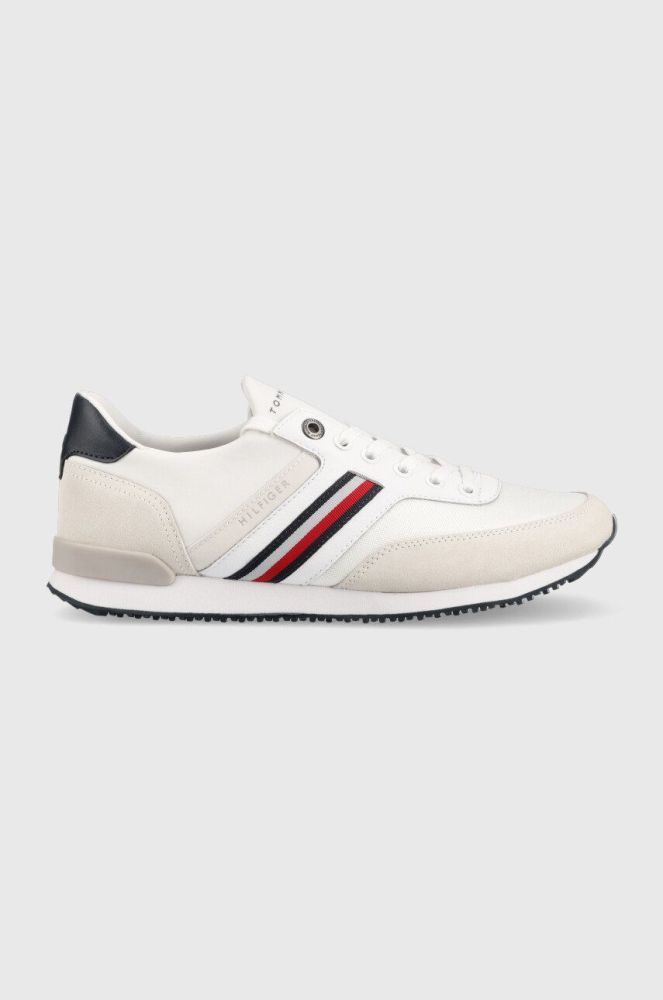 Кросівки Tommy Hilfiger Iconic Sock Runner Mix колір білий