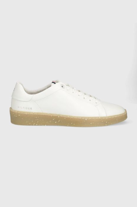 Кросівки Tommy Hilfiger Modern Cup Premium Appleskin колір білий