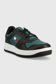 Черевики Tommy Jeans Tommy Jeans Seasonal Basket колір зелений