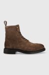 Замшеві півчобітки Gant Millbro чоловічі колір коричневий Замшеві півчобітки Gant Millbro чоловічі колір коричневий