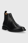 Шкіряні черевики Gant St Akron чоловічі колір чорний Шкіряні черевики Gant St Akron чоловічі колір чорний