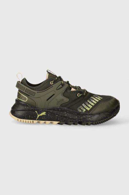 Бігові кросівки Puma Pacer Future Trail колір зелений