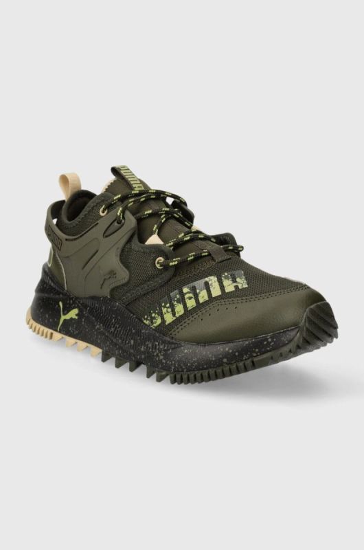 Бігові кросівки Puma Pacer Future Trail колір зелений фото 2