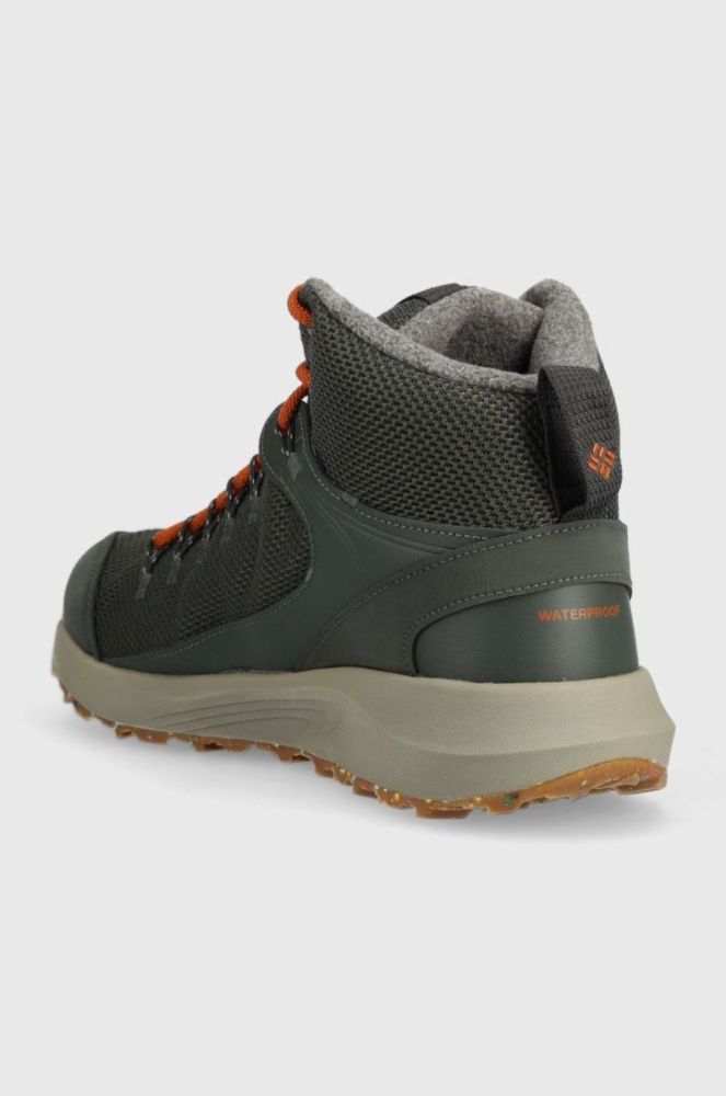 Черевики Columbia Trailstorm Mid Waterproof чоловічі колір сірий утеплене фото 3