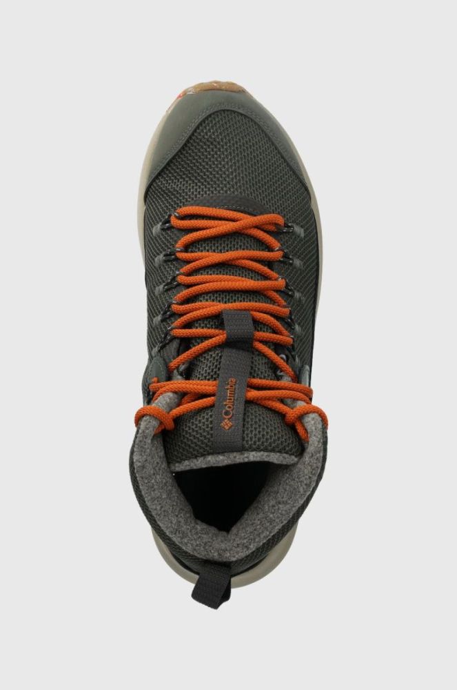 Черевики Columbia Trailstorm Mid Waterproof чоловічі колір сірий утеплене фото 4