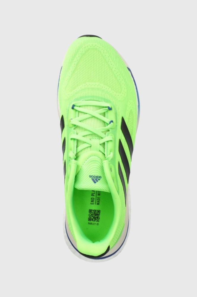 Бігові кросівки adidas Performance Supernova+ колір зелений фото 4