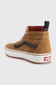 Шкіряні кеди Vans SK8-Hi чоловічі колір коричневий VN0A5HZYY491-MBWBL