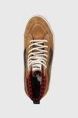 Шкіряні кеди Vans SK8-Hi чоловічі колір коричневий VN0A5HZYY491-MBWBL