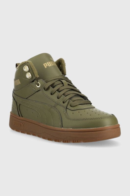 Кросівки Puma колір зелений фото 2