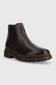 Шкіряні черевики U.S. Polo Assn. Yann чоловічі колір коричневий Шкіряні черевики U.S. Polo Assn. Yann чоловічі колір коричневий