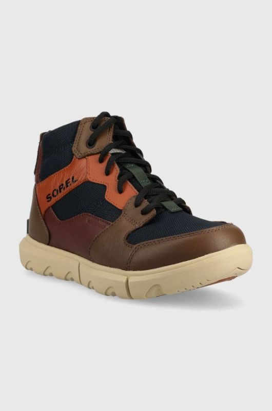 Кросівки Sorel Explorer Sneaker Mid колір коричневий фото 2