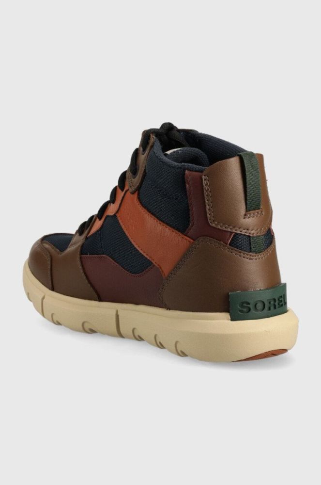 Кросівки Sorel Explorer Sneaker Mid колір коричневий фото 3