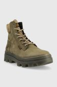 Замшеві черевики G-Star Raw Noxer чоловічі колір зелений Замшеві черевики G-Star Raw Noxer чоловічі колір зелений