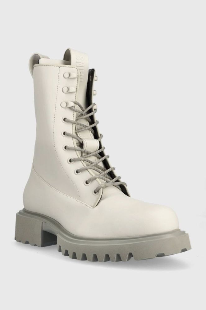 Черевики Rains 22600 Show Combat Boot чоловічі колір сірий 22600.80-80.Cement фото 2