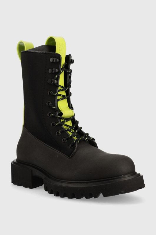 Черевики Rains 22610 Show Combat Boot Neopren чоловічі колір чорний 22610.01-01.Black фото 2