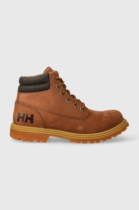 Шкіряні черевики Helly Hansen чоловічі колір жовтий 11424-990 (3340967)