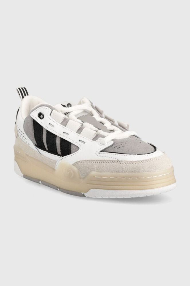 Шкіряні кросівки adidas Originals Adi2000 колір сірий GV9544-WHT/BLK фото 2