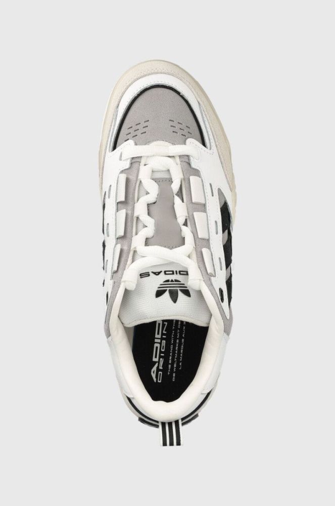 Шкіряні кросівки adidas Originals Adi2000 колір сірий GV9544-WHT/BLK фото 4