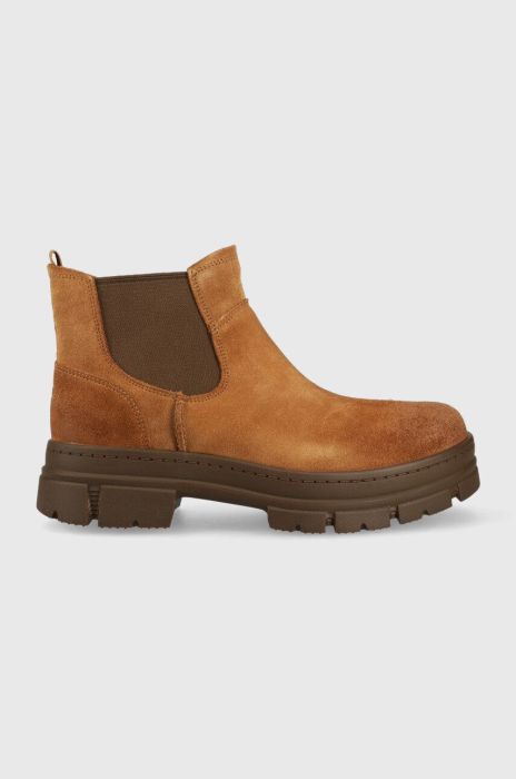 Замшеві черевики UGG M Skyview Chelsea чоловічі колір коричневий 1135313.CTSD-CTSD