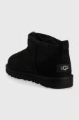 UGG Замшеві чоботи Classic Ultra Mini колір чорний