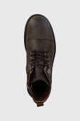 Шкіряні черевики Guess Arco Lace Up чоловічі колір коричневий