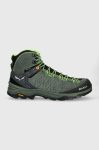 Черевики Salewa Alp Trainer 2 Mid GTX чоловічі колір зелений утеплене Черевики Salewa Alp Trainer 2 Mid GTX чоловічі колір зелений утеплене