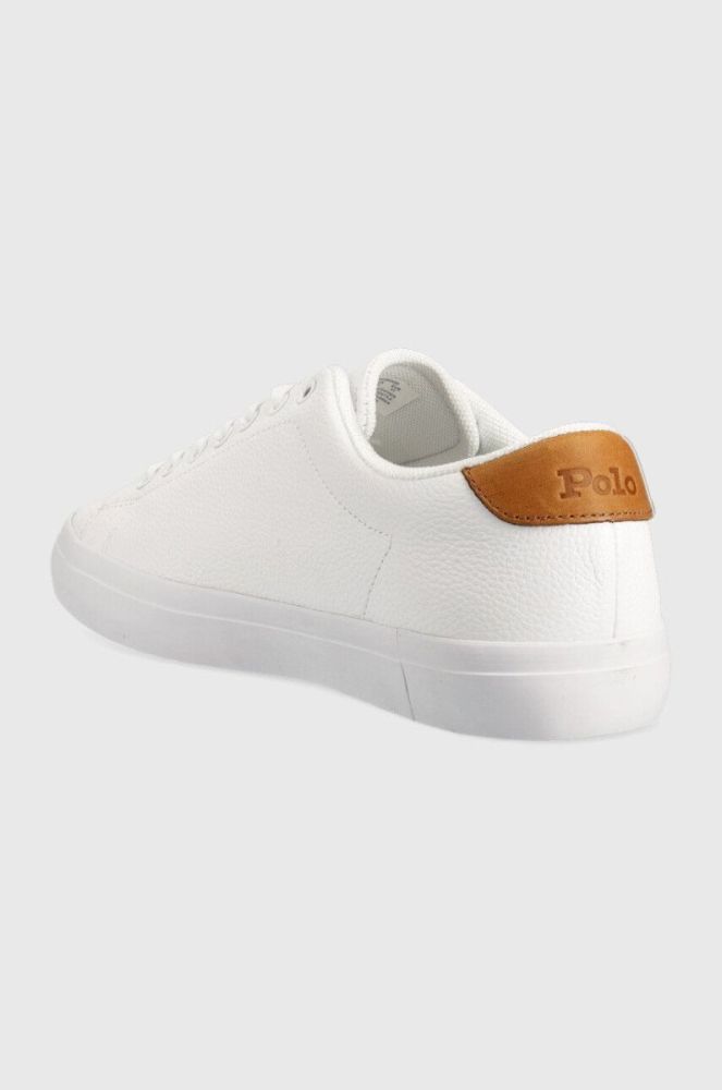 Шкіряні кросівки Polo Ralph Lauren Longwood колір білий 816877702001 фото 3