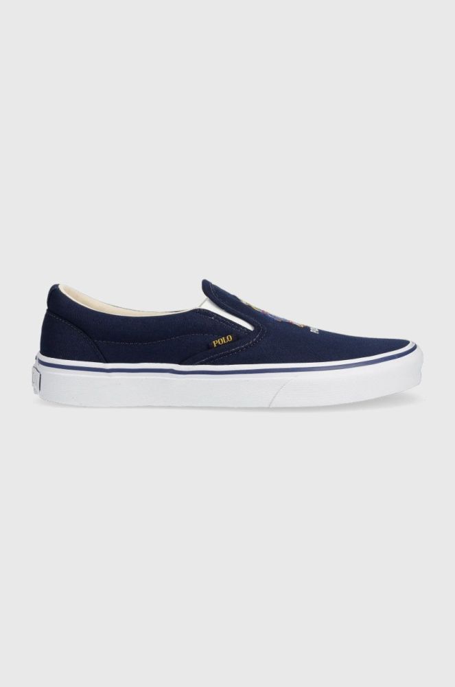 Кеди Polo Ralph Lauren Keaton чоловічі колір синій 816877739001