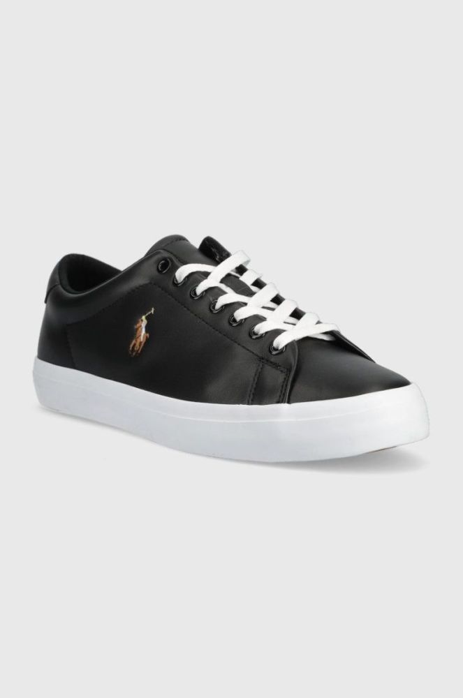 Шкіряні кросівки Polo Ralph Lauren Longwood Longwood колір чорний 816884372001 фото 2