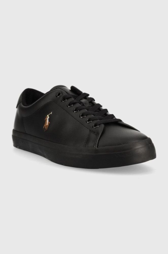 Шкіряні кросівки Polo Ralph Lauren Longwood Longwood колір чорний 816884372002 фото 2