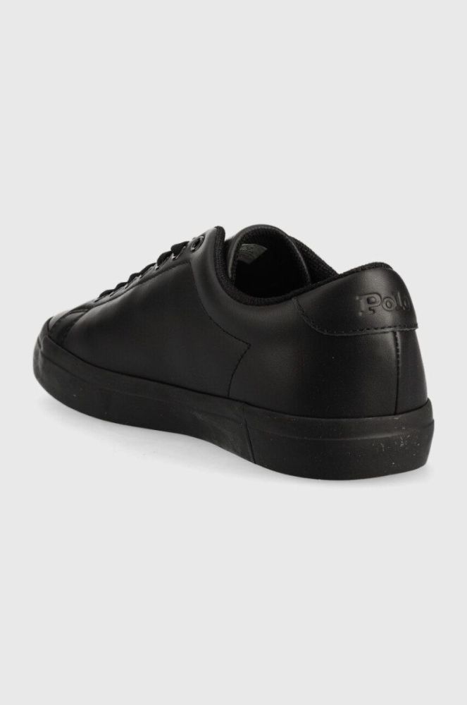 Шкіряні кросівки Polo Ralph Lauren Longwood Longwood колір чорний 816884372002 фото 3