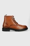Шкіряні черевики Pepe Jeans Ned Boot Relief чоловічі колір коричневий Шкіряні черевики Pepe Jeans Ned Boot Relief чоловічі колір коричневий