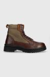 Черевики Pepe Jeans Brad Boot Combi чоловічі колір коричневий Черевики Pepe Jeans Brad Boot Combi чоловічі колір коричневий