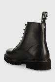 Шкіряні черевики Karl Lagerfeld Troupe Mens чоловічі колір чорний (2703141)