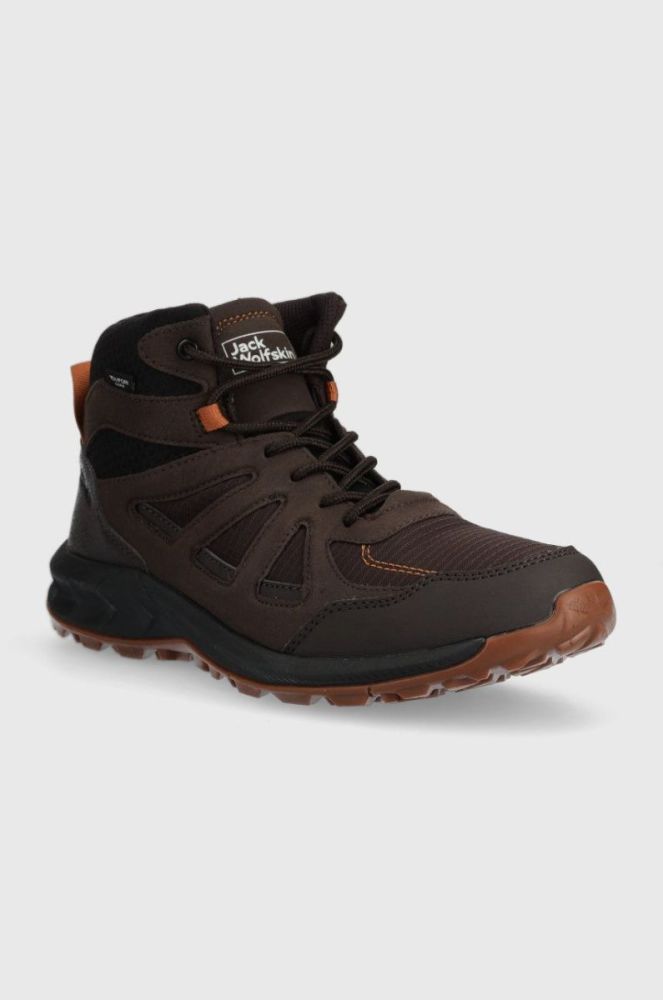 Черевики Jack Wolfskin Woodland 2 Texapore Mid чоловічі колір коричневий (2629245) фото 2