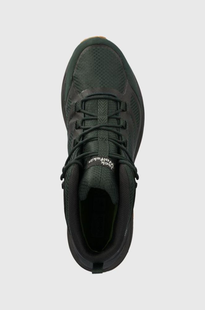 Черевики Jack Wolfskin Terraventure Texapore mid чоловічі колір зелений утеплене фото 4