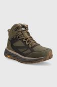 Черевики Jack Wolfskin Terraventure Texapore mid чоловічі колір зелений утеплені Черевики Jack Wolfskin Terraventure Texapore mid чоловічі колір зелений утеплені
