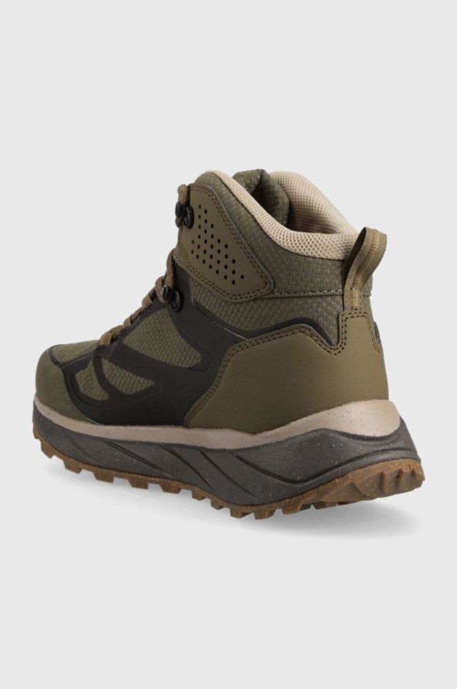 Черевики Jack Wolfskin Terraventure Texapore mid чоловічі колір зелений утеплені фото 3