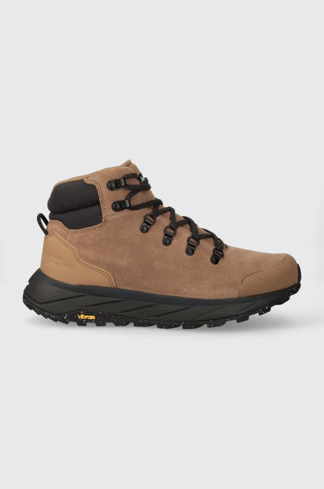 Черевики Jack Wolfskin Terraventure Urban Mid чоловічі колір коричневий