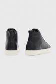 Шкіряні кеди AllSaints Slone High Top чоловічі колір чорний