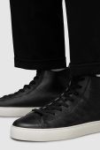 Шкіряні кеди AllSaints Slone High Top чоловічі колір чорний