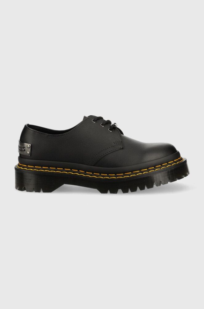 Шкіряні туфлі Dr. Martens 1461 Bex Ds Pltd колір чорний DM27882001-Black