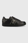Шкіряні кросівки EA7 Emporio Armani Classic Perf колір чорний Шкіряні кросівки EA7 Emporio Armani Classic Perf колір чорний