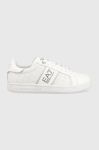 Шкіряні кросівки EA7 Emporio Armani Classic Perf колір білий Шкіряні кросівки EA7 Emporio Armani Classic Perf колір білий