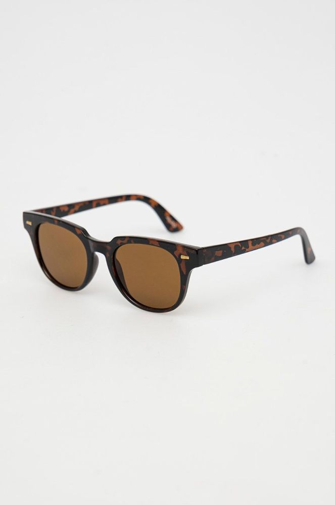 Сонцезахисні окуляри Aldo жіночі колір коричневий