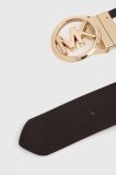 Двосторонній шкіряний ремінь MICHAEL Michael Kors жіночий колір коричневий (3587773)