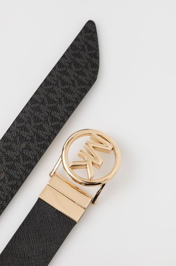 Двосторонній ремінь MICHAEL Michael Kors жіночий колір чорний (2507637)