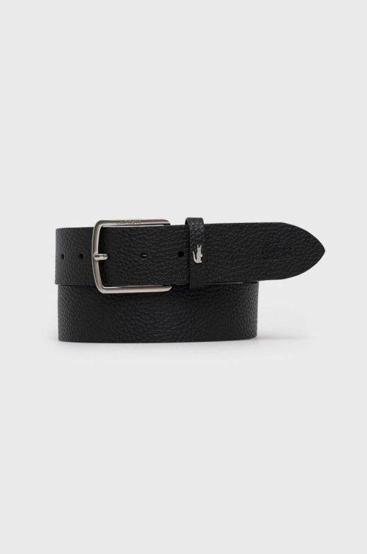 Ремінь Lacoste чоловічий колір чорний (2665947)